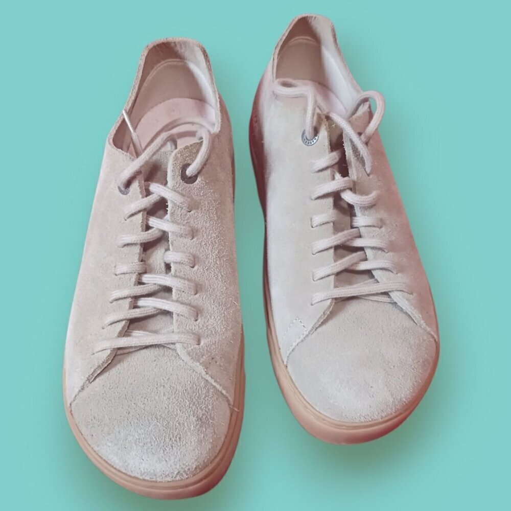 Birkenstock Bend Low Lace-Up Sneakers Size 37 Color Gray Taupe